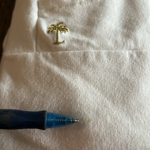 Lilly Pulitzer Solid White Popover - Sz Small - Picture 4 of 11